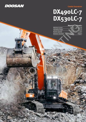 Bageri gusjeničari Doosan DX490LC-7