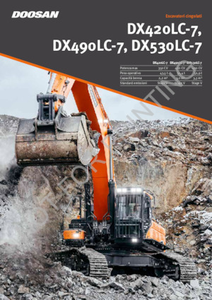 Bageri gusjeničari Doosan DX490LC-7