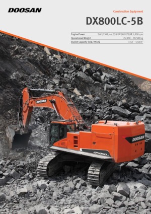 Bageri gusjeničari Doosan DX800LC-5B