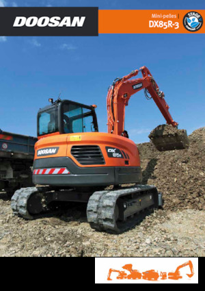 Bageri gusjeničari Doosan DX85R-3