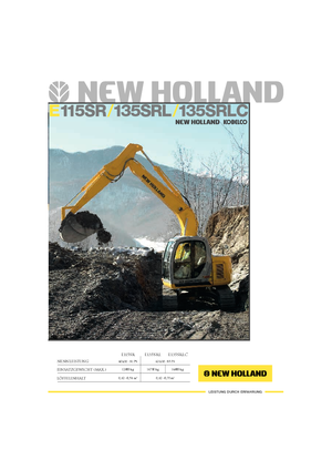 Bageri gusjeničari New Holland E 115 SR
