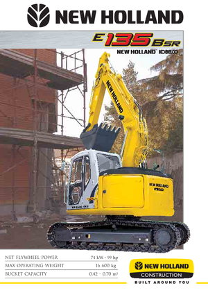 Bageri gusjeničari New Holland E 135 B SR