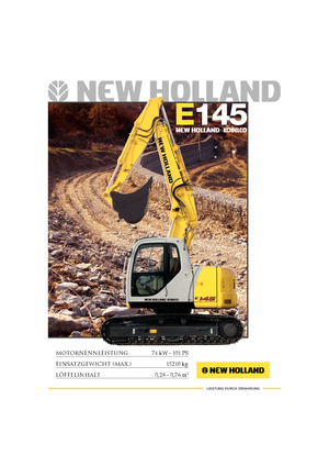 Bageri gusjeničari New Holland E 145