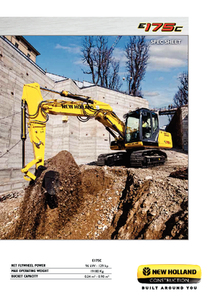 Bageri gusjeničari New Holland E175C LC