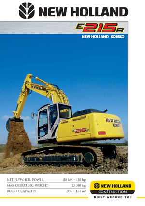 Bageri gusjeničari New Holland E 215 B EL