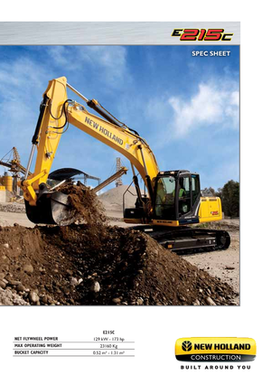 Bageri gusjeničari New Holland E215C LC