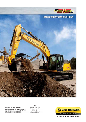 Bageri gusjeničari New Holland E215C LC