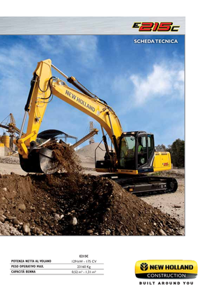 Bageri gusjeničari New Holland E215C LC