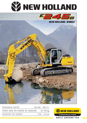 Bageri gusjeničari New Holland E 245 B LC