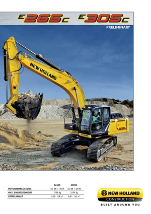 Bageri gusjeničari New Holland E305C