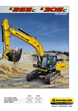 Bageri gusjeničari New Holland E305C