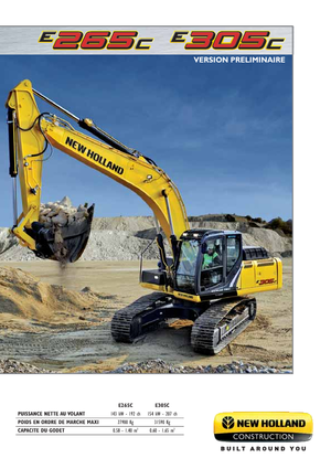 Bageri gusjeničari New Holland E305C