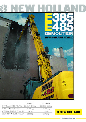 Bageri gusjeničari New Holland E 385