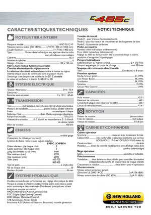 Bageri gusjeničari New Holland E485C LCH