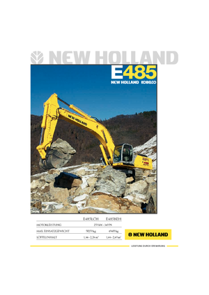 Bageri gusjeničari New Holland E 485
