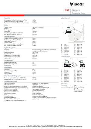 Bageri gusjeničari Bobcat E 60