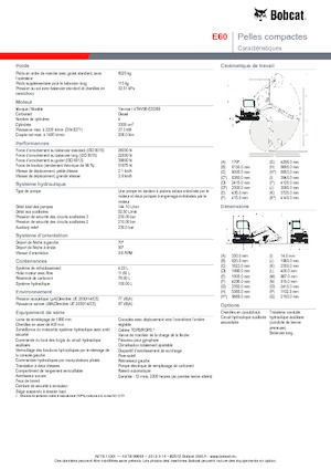 Bageri gusjeničari Bobcat E 60