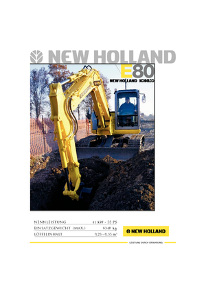 Bageri gusjeničari New Holland E 80 MSR