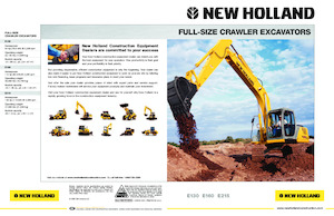Bageri gusjeničari New Holland E160