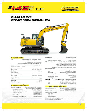 Bageri gusjeničari New Holland E145C EVO