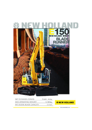 Bageri gusjeničari New Holland E150 Blade Runner