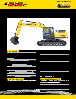 Bageri gusjeničari New Holland E215C EVO