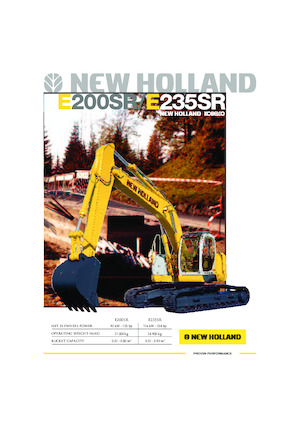 Bageri gusjeničari New Holland E235SR
