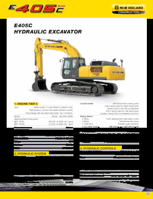 Bageri gusjeničari New Holland E405C EVO