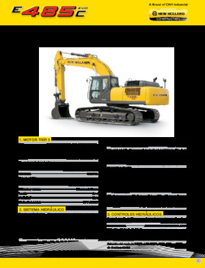 Bageri gusjeničari New Holland E485C EVO