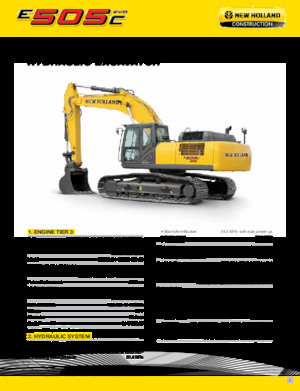Bageri gusjeničari New Holland E505C EVO