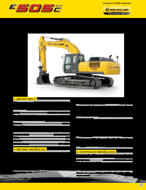 Bageri gusjeničari New Holland E505C EVO