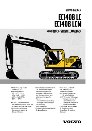 Bageri gusjeničari Volvo EC140BLC