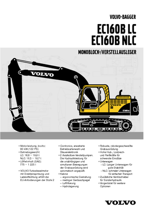 Bageri gusjeničari Volvo EC160BNLC