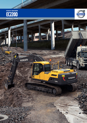 Bageri gusjeničari Volvo EC220DNL