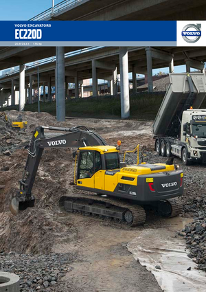 Bageri gusjeničari Volvo EC220DNL
