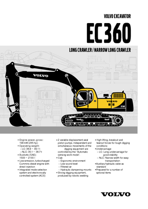 Bageri gusjeničari Volvo EC360LC