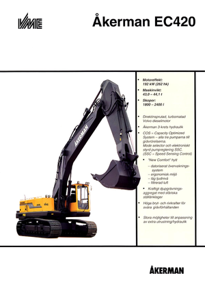 Bageri gusjeničari Akerman-Volvo EC 420