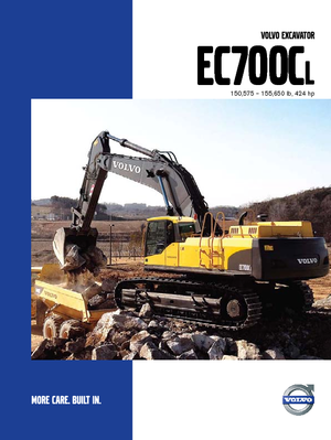 Bageri gusjeničari Volvo EC700CL