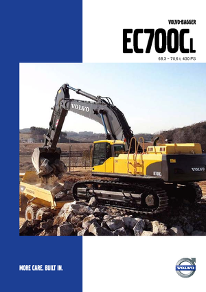 Bageri gusjeničari Volvo EC700CLD
