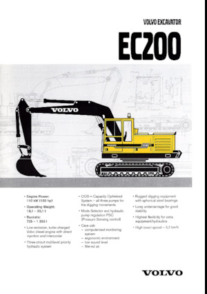 Bageri gusjeničari Volvo EC200