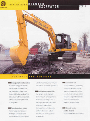 Bageri gusjeničari New Holland EC215