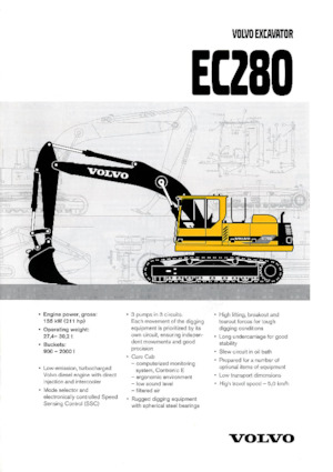 Bageri gusjeničari Volvo EC280