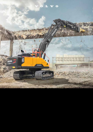 Bageri gusjeničari Volvo EC300E Straight Boom L