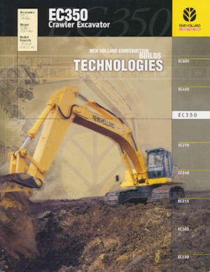 Bageri gusjeničari New Holland EC350