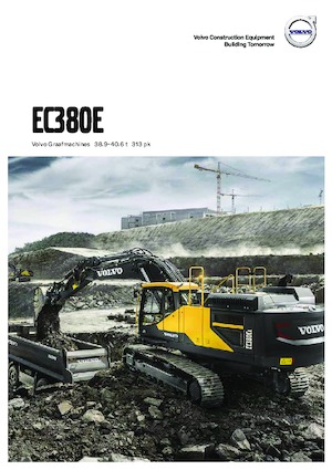 Bageri gusjeničari Volvo EC380ENL
