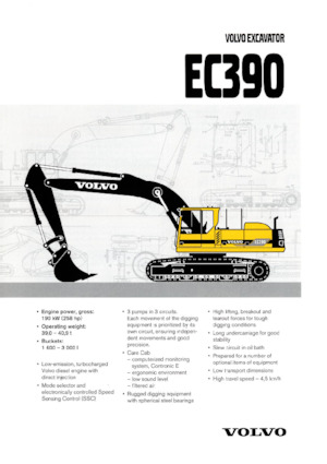 Bageri gusjeničari Volvo EC390