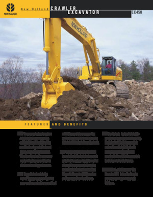 Bageri gusjeničari New Holland EC450
