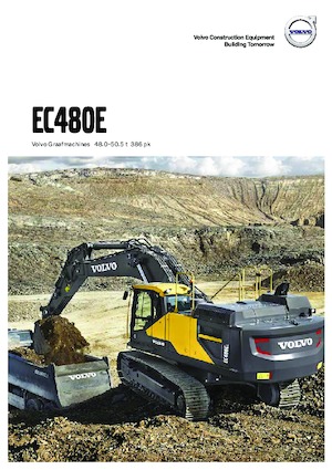 Bageri gusjeničari Volvo EC480EL