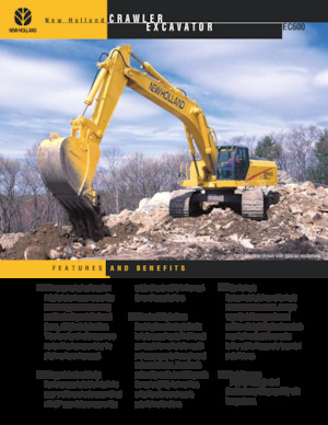 Bageri gusjeničari New Holland EC600