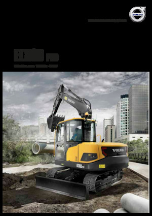 Bageri gusjeničari Volvo EC80D Pro